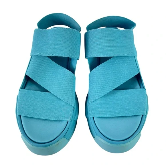 Adidas Y-3 RIVALRY Sandals Yohji Yamamoto Blue Men\'s Platform Slides 8.5US Adidas Y-3 RIVALRY Sandals Yohji Yamamoto Blue Men main image 4